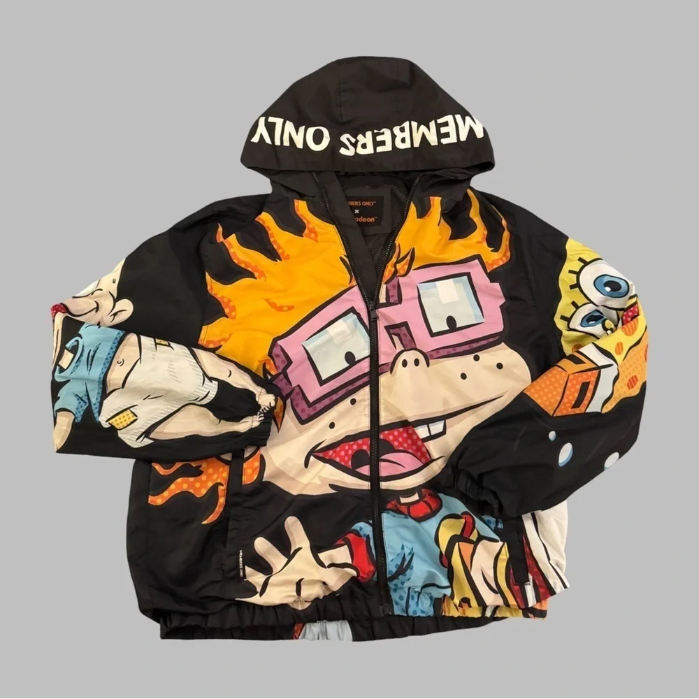 MEMBERS ONLY Men’s Nickelodeon Graphic Windbreaker